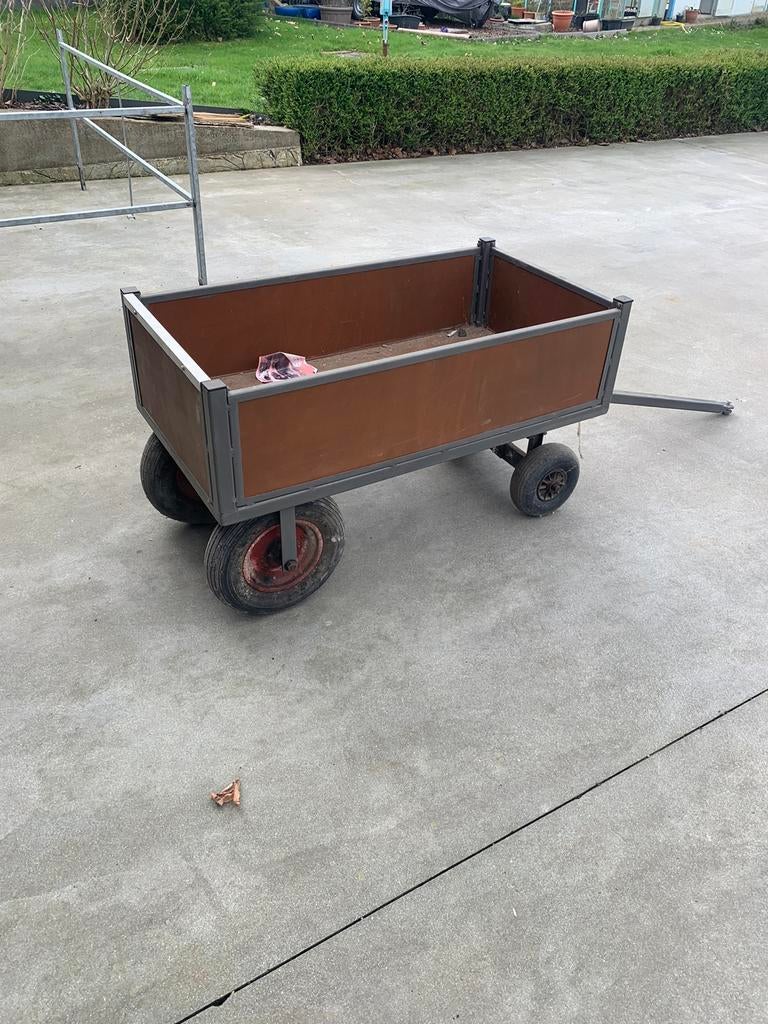 Kar voor zitmaaier, Tuin en Terras, Zitmaaiers, Ophalen, Zo goed als nieuw