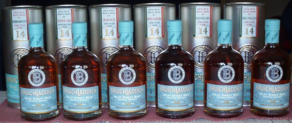 The Italian Wine Collection Bruichladdich, Overige gebieden, Overige typen, Nieuw, Ophalen of Verzenden