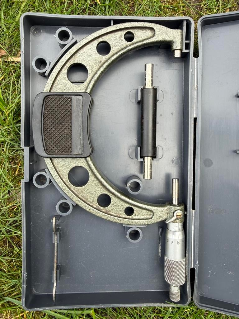 Mitutoyo buitenmicrometer, Doe-het-zelf en Bouw, Meetapparatuur, Ophalen