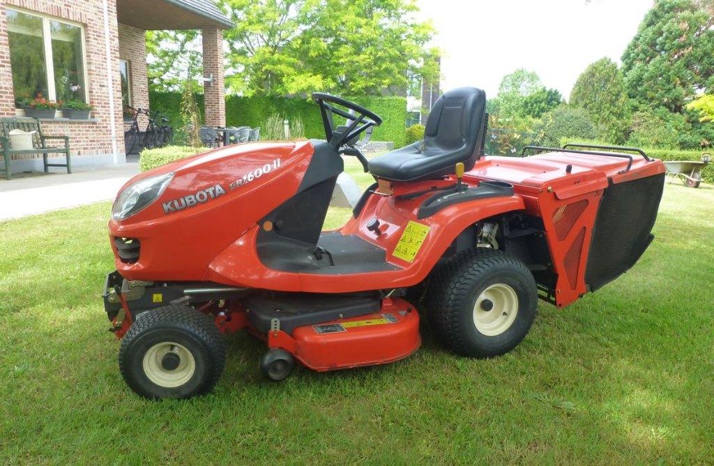 Kubota GR-1600 II diesel zitmaaier, Jardin & Terrasse, Tondeuses autoportées, Utilisé, 90 à 120 cm, Bac de ramassage, Enlèvement
