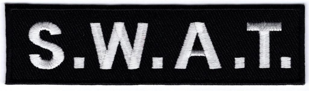 SWAT stoffen opstrijk patch embleem, Verzamelen, Kleding en Patronen, Verzenden, Nieuw