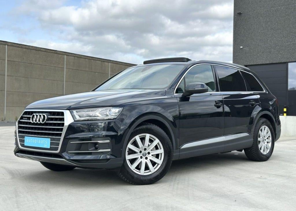 Audi Q7 Quattro Lichte Vracht V6 218pk Panodak Dodehoek BOSE, Auto's, Audi, Automaat, Euro 6, Blauw, Leder