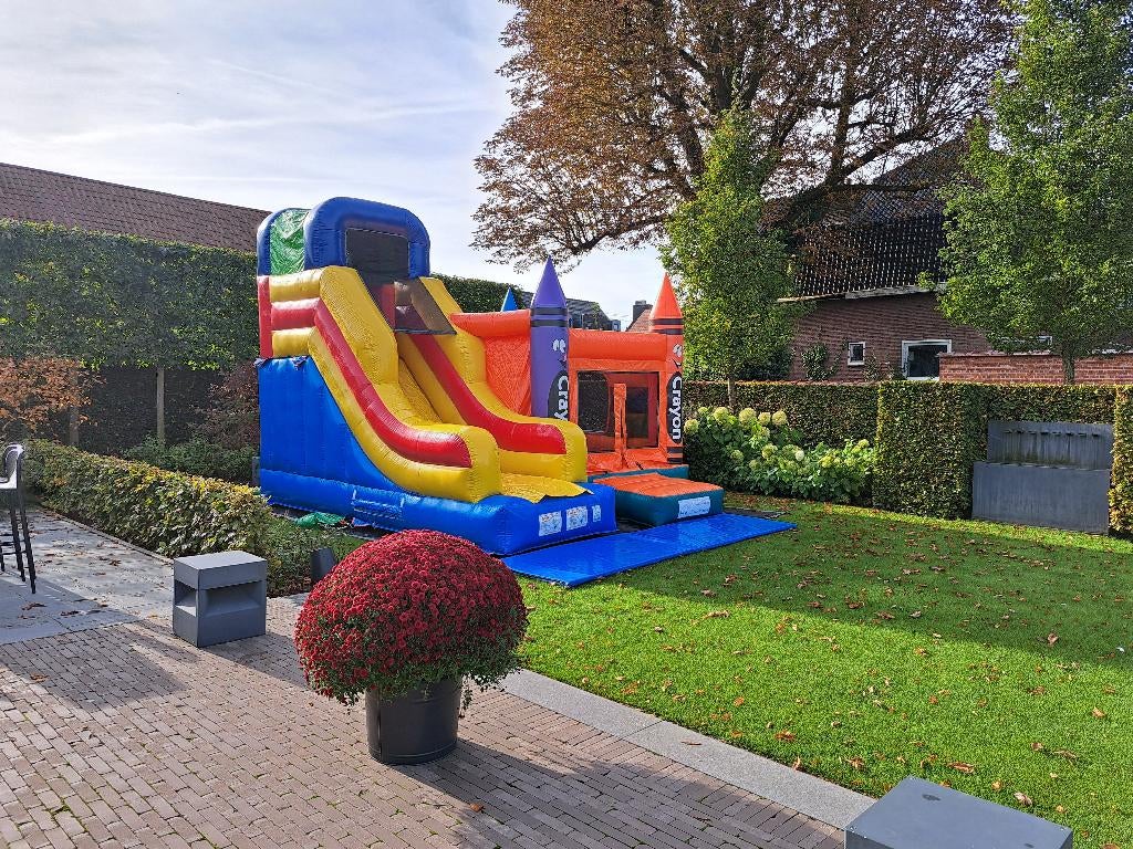 Springkasteel Crayon te huur, Enlèvement