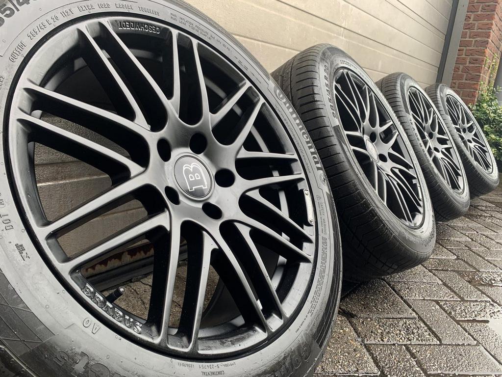 20 Mercedes G klasse G500 G63 Brabus W460 W463 zwarte velgen, Neuf, Pneus et Jantes, 285 mm, Véhicule de tourisme