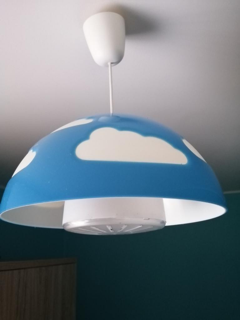 Lampe vintage IKEA Skojig Cloud, Moins de 50 cm, Comme neuf, Synthétique, Enlèvement