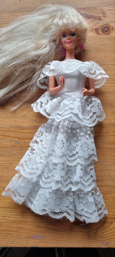 Barbie  met bruidskleed Mattel 1966, Verzamelen, Poppen, Ophalen