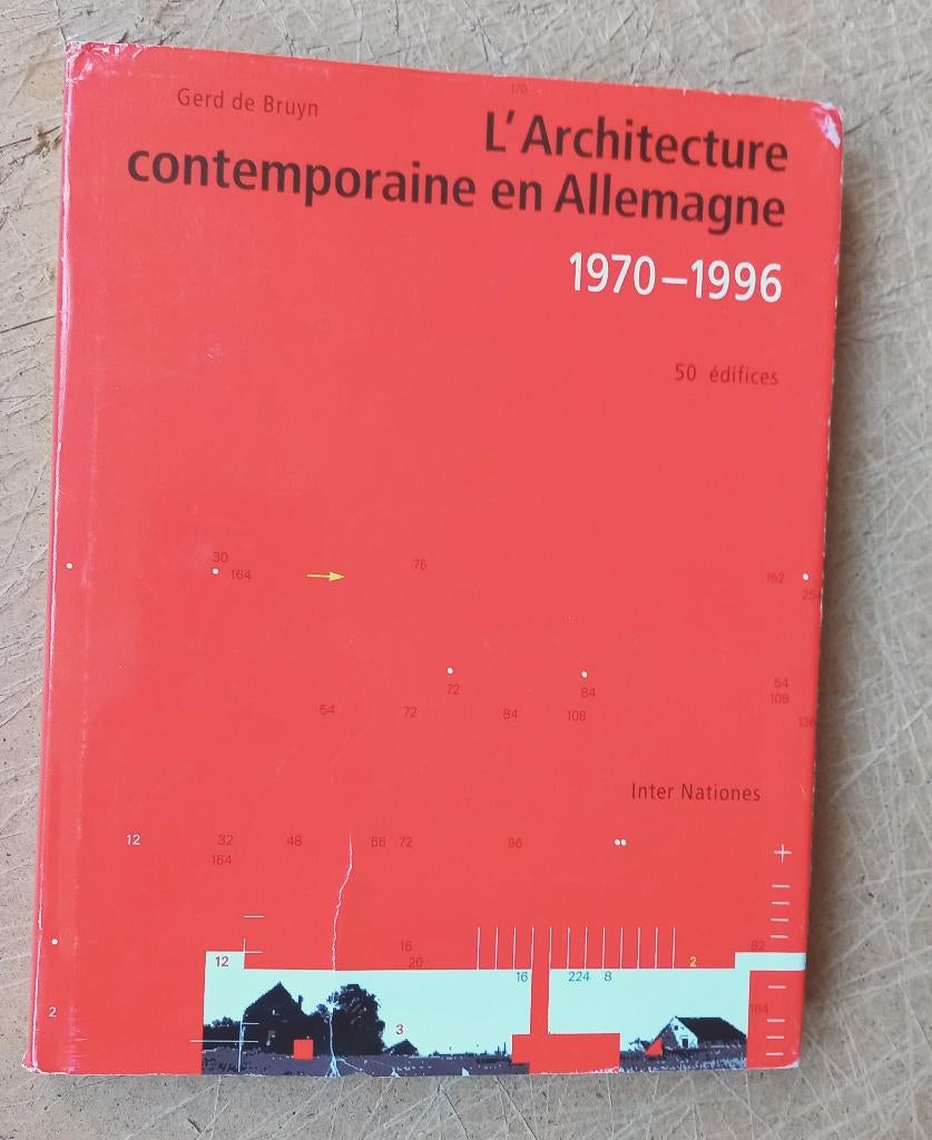 Gerd de Bruyn L'architecture contemporaine en Allemagne, Livres, Enlèvement ou Envoi