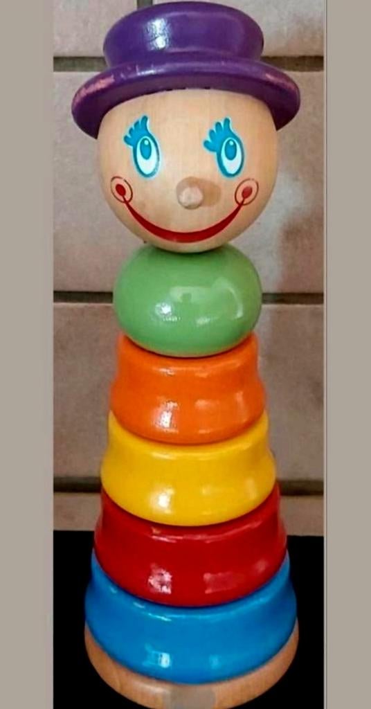 STAPELBARE HOUTEN PIRAMIDE, Ophalen of Verzenden, Nieuw, Overige typen