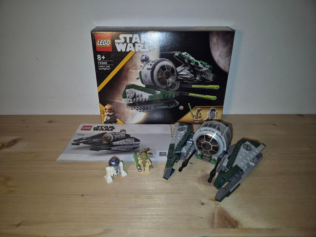LEGO Star Wars Yoda's jedi starfighter 75360, Kinderen en Baby's, Speelgoed | Duplo en Lego, Zo goed als nieuw, Lego, Complete set