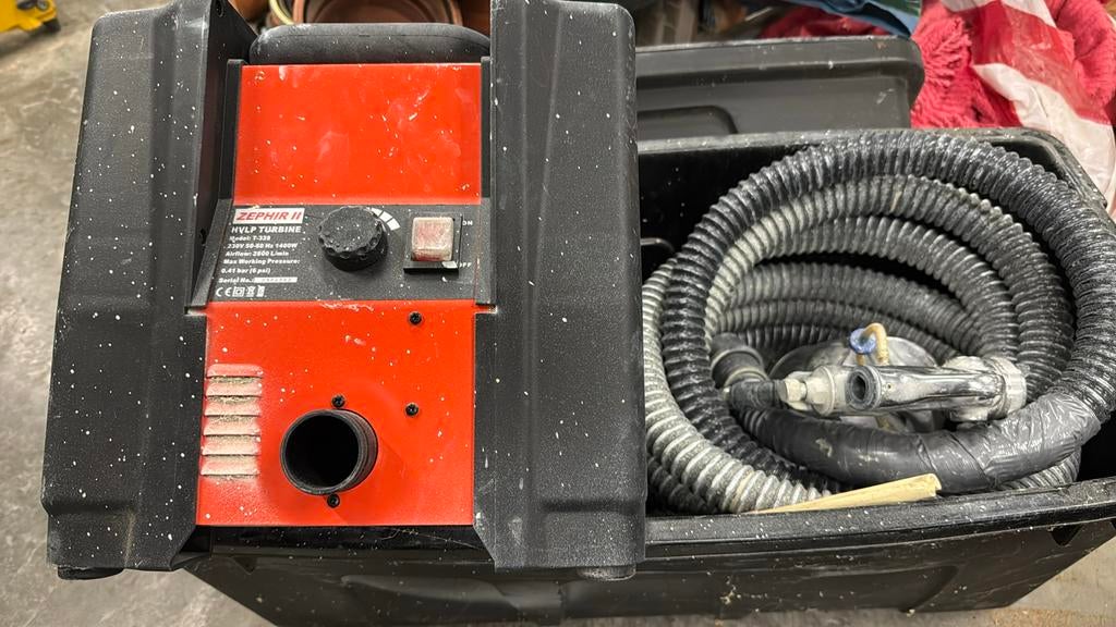 Hvlp Zephir 2 station de peinture basse pression, Bricolage & Construction, Enlèvement, Utilisé, Pulvérisateur de peinture ou Pompe à peinture