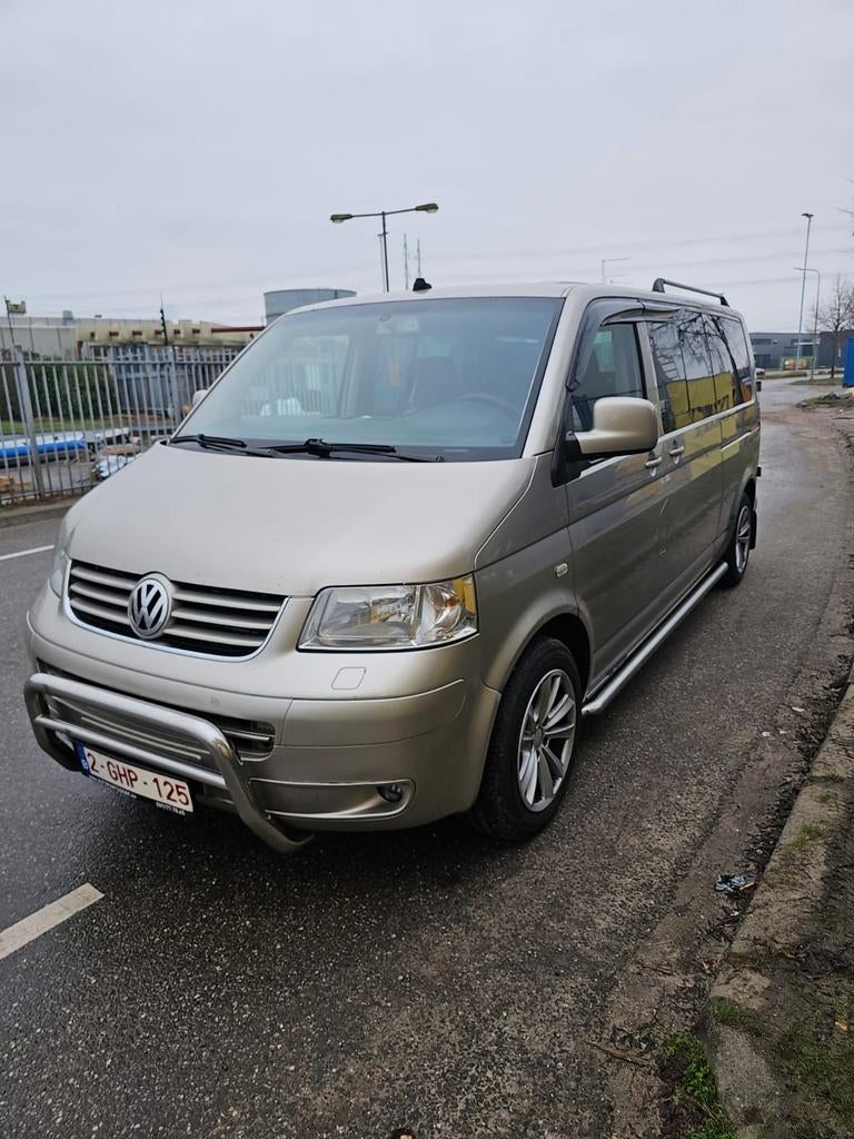 Volkswagen Transporter T5 Caravella 174 ch !, Autos, Achat, 2500 cm³, Beige, 5 portes