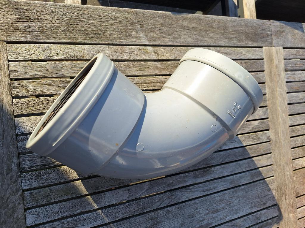 PVC bocht 90 160mm, Doe-het-zelf en Bouw, Buizen en Afvoer, Ophalen, Nieuw, PVC, 80 mm of meer