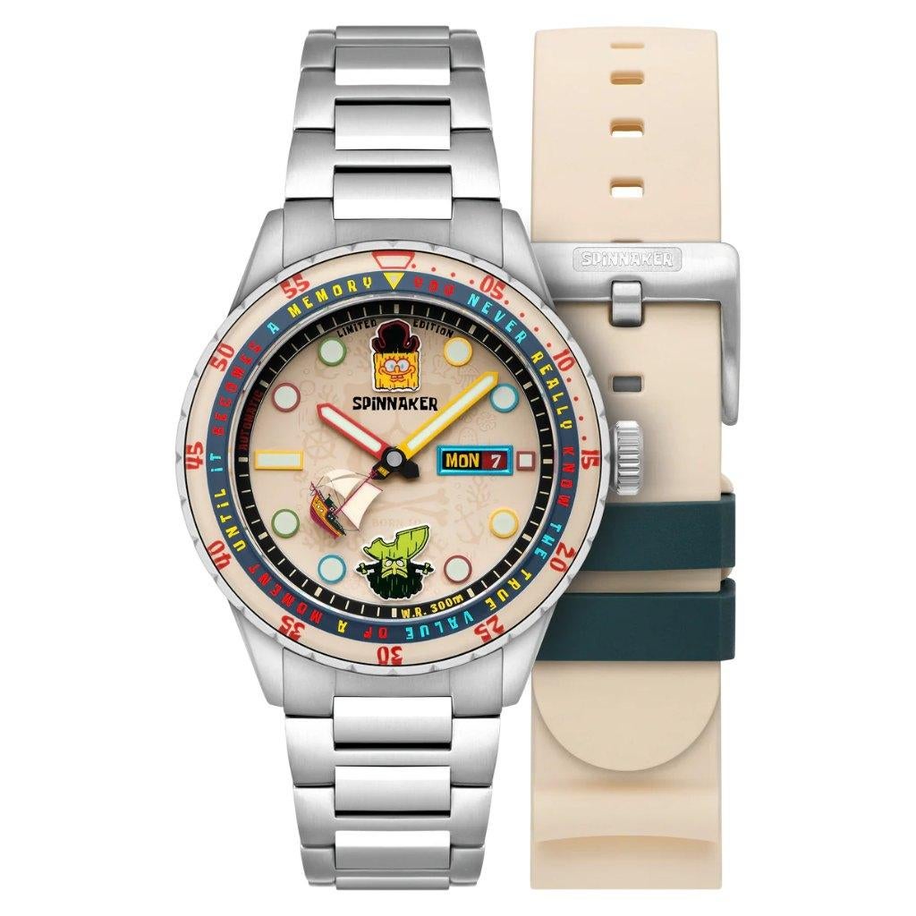 Montre Spinnaker Bob l'éponge 2026 Neuve 450 Ex. Pr., Autres marques, Acier, Enlèvement, Neuf