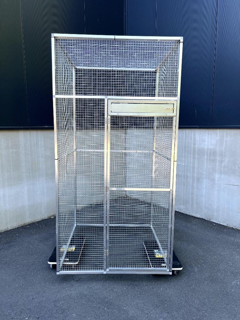 Voliere 1m br x 2m h x 1m d, Ophalen, Nieuw, Aluminium, Vogelkooi