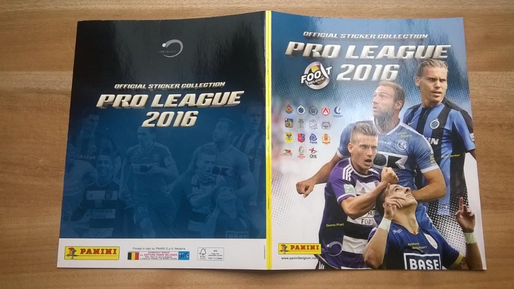 ALBUM VIDE PANINI PRO LEAGUE 2016, Collections, Enlèvement ou Envoi, Livre ou Revue