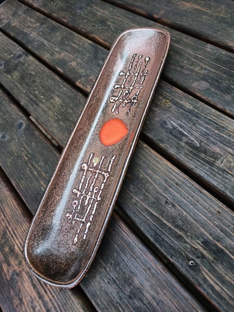 Vintage keramiek schaal jaren 70, Enlèvement ou Envoi