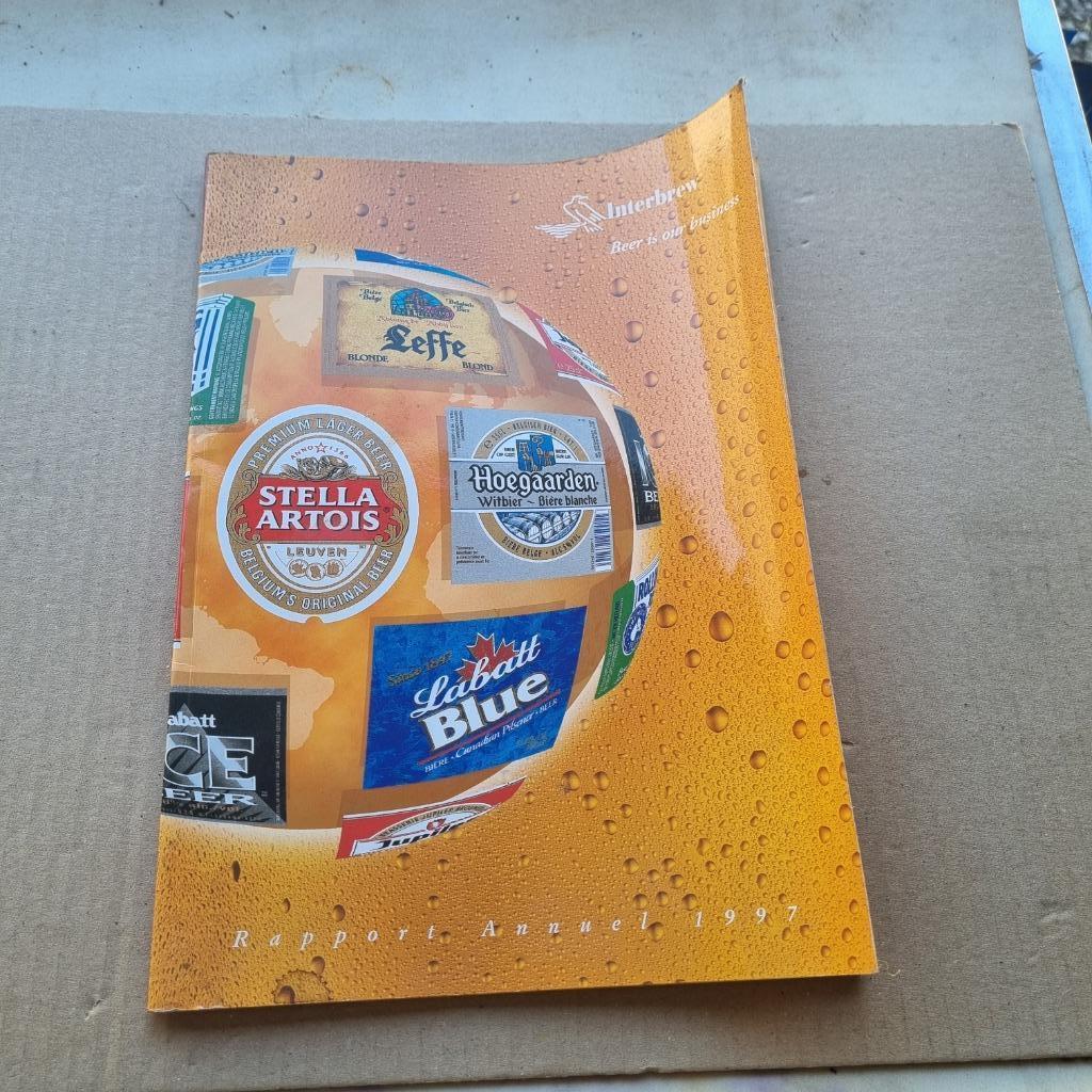 Rapport Annuel Interbrew, Verzamelen, Ophalen of Verzenden, Gebruikt, Overige typen, Overige merken