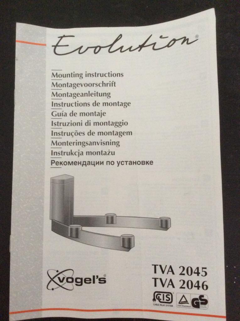 Muurbeugel Vogel's TVA 2045 - 2046, Ophalen, Gebruikt