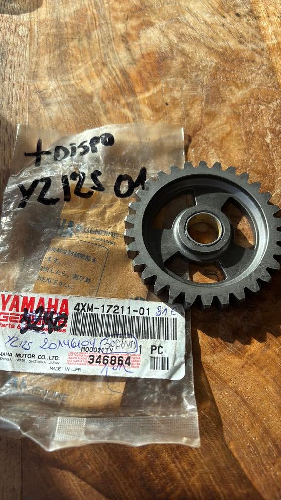 4XM-17211-01 Pignon Yamaha YZ125, Motos, Enlèvement ou Envoi, Neuf
