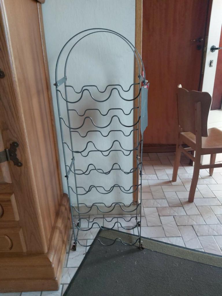 porte bouteille fer forger, Maison & Meubles, Enlèvement, Utilisé