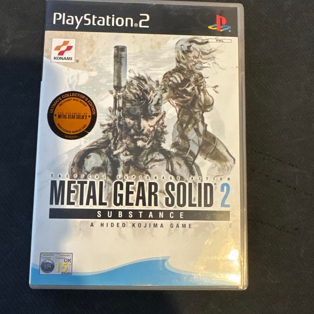 Metal Gear Solid 2 - Substance Special Edition - PS2 CIB, Enlèvement ou Envoi, Utilisé, Aventure et Action