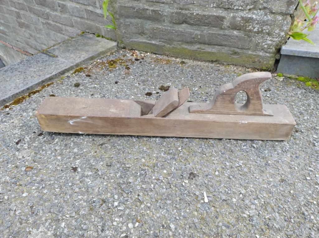 Grote antieken blokschaaf / schaafmachine, Ophalen, Gebruikt