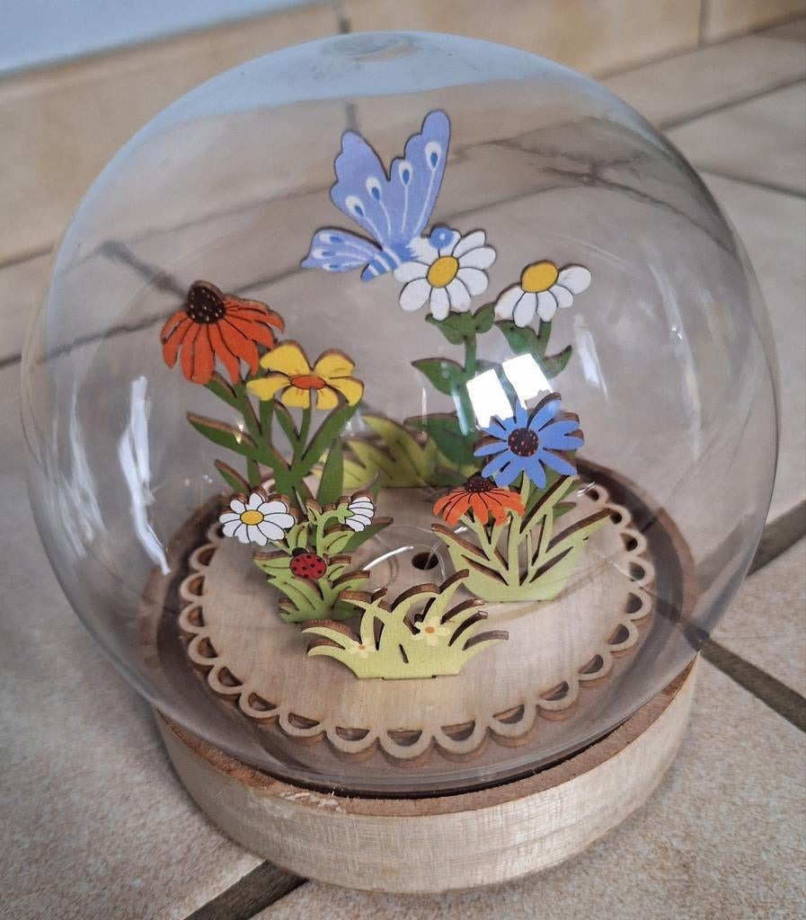 Dôme fleuri led, Enlèvement ou Envoi, Comme neuf