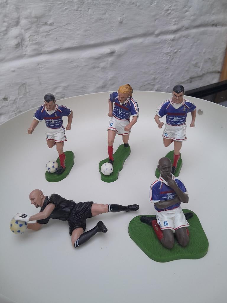 Starlux metalen figuren voor 5 spelers - Franse ploeg BE, Ophalen of Verzenden