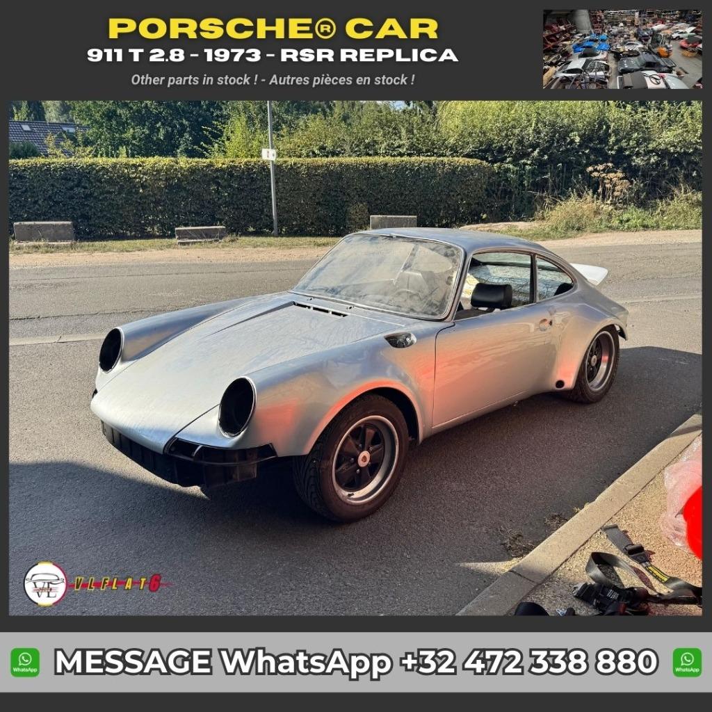 Porsche 911 T 2.8 1973 – Réplique RSR – À remonter, Autos, Argent ou Gris, Achat, Boîte manuelle, 2 portes