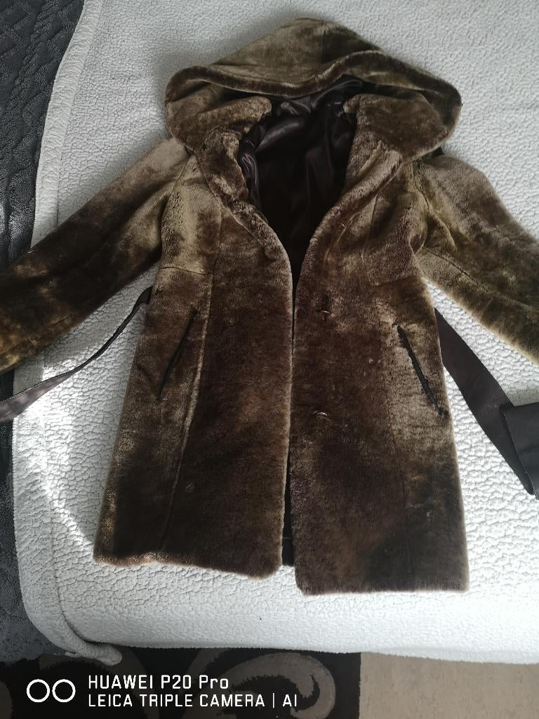 Winter jassen vrouw, Kleding | Dames, Jassen | Winter, Zo goed als nieuw, Maat 42/44 (L), Bruin, Ophalen of Verzenden