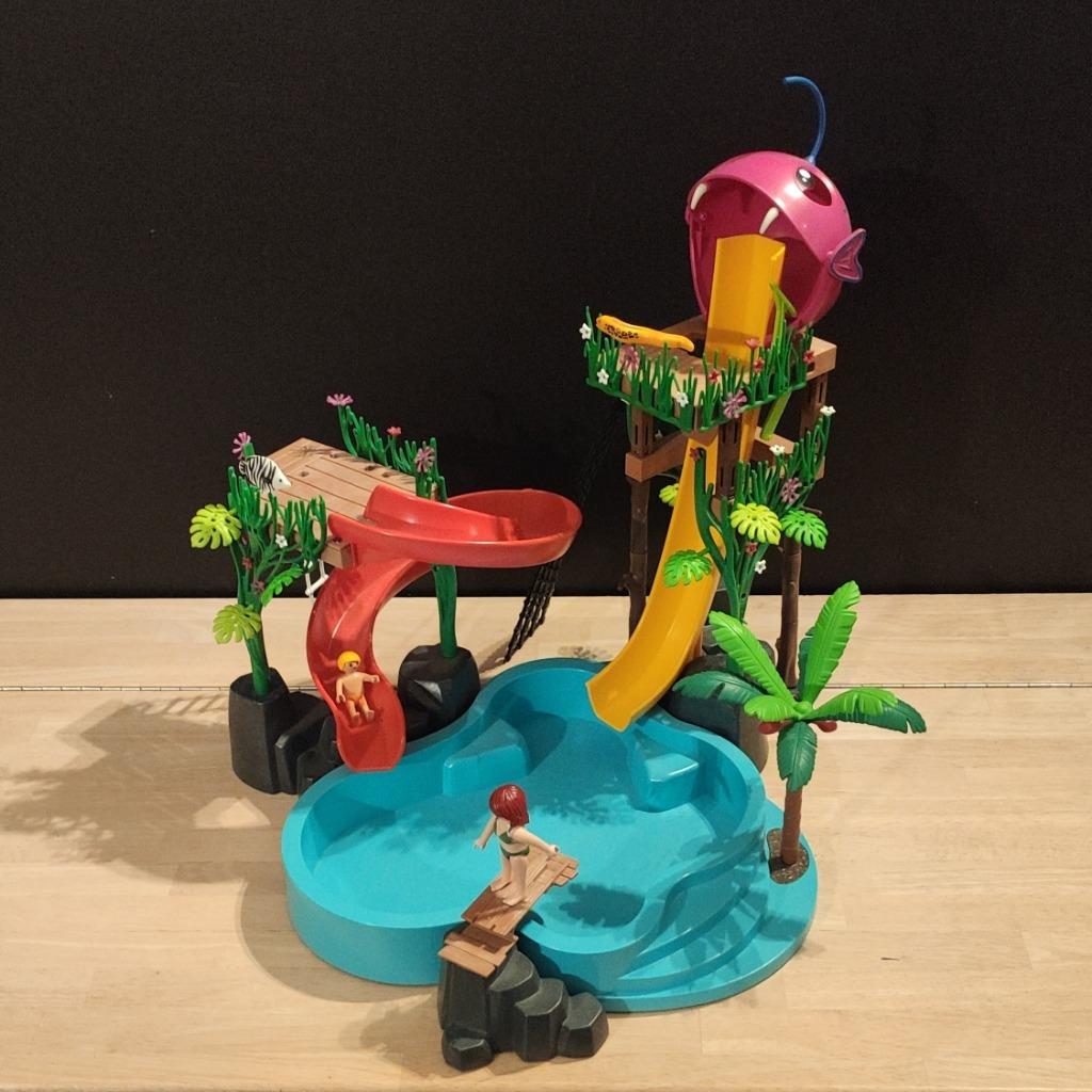 Playmobil 70609 Family Fun Parc aquatique avec toboggans, Enlèvement, Comme neuf, Ensemble complet