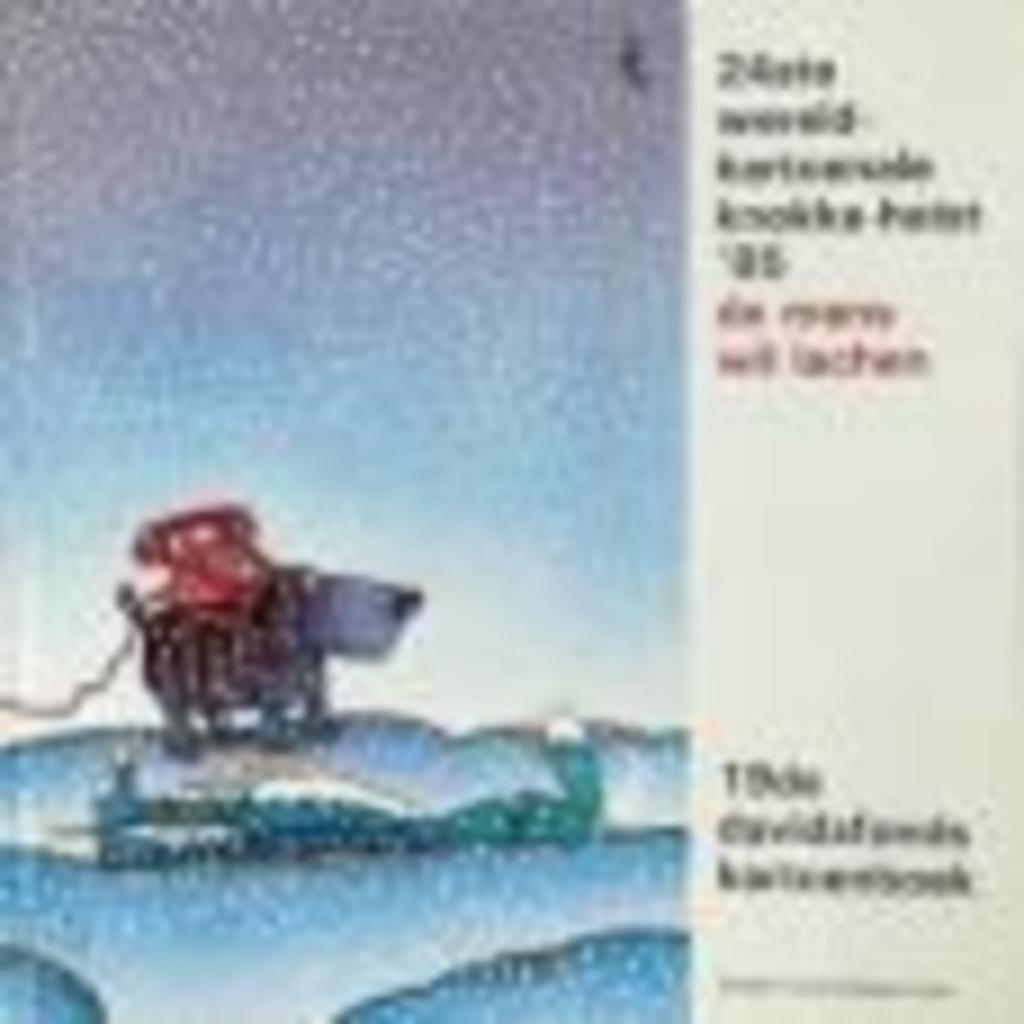 24e wereldkartoenale knokke-Heist 85, Boeken, Humor, Ophalen of Verzenden, Gelezen, Cartoons