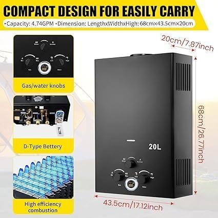 Chaudière à flux continu | 20 litres | LIVRAISON GRATUITE, Bricolage & Construction, Chauffe-eau & Boilers, Neuf, -, Moins de 3 ans