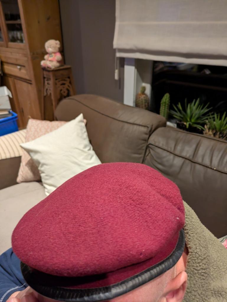 Para muts, Ophalen of Verzenden, Landmacht, Helm of Baret