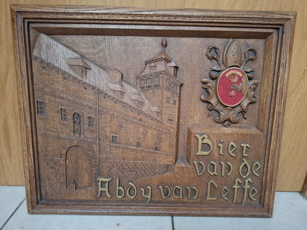 Panneau publicitaire Leffe Belgian Abbey Beer, Enlèvement ou Envoi, Neuf, Panneau, Plaque ou Plaquette publicitaire, Leffe