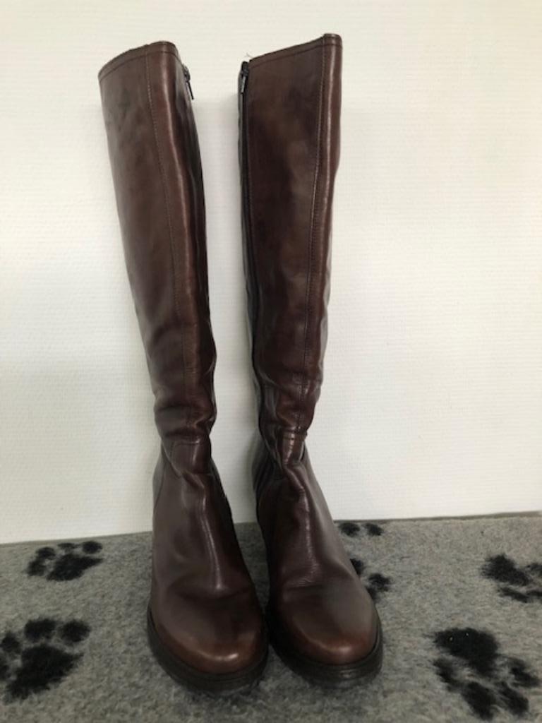 dameslaarzen, maat 40, bruin, Hoge laarzen, Bruin, Ophalen of Verzenden, Gedragen