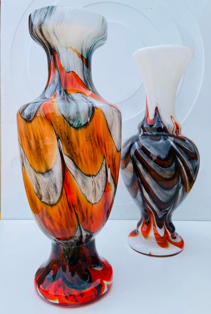 Carlo Moretti vazen (vintage/60’s/Italy), Antiek en Kunst, Ophalen of Verzenden