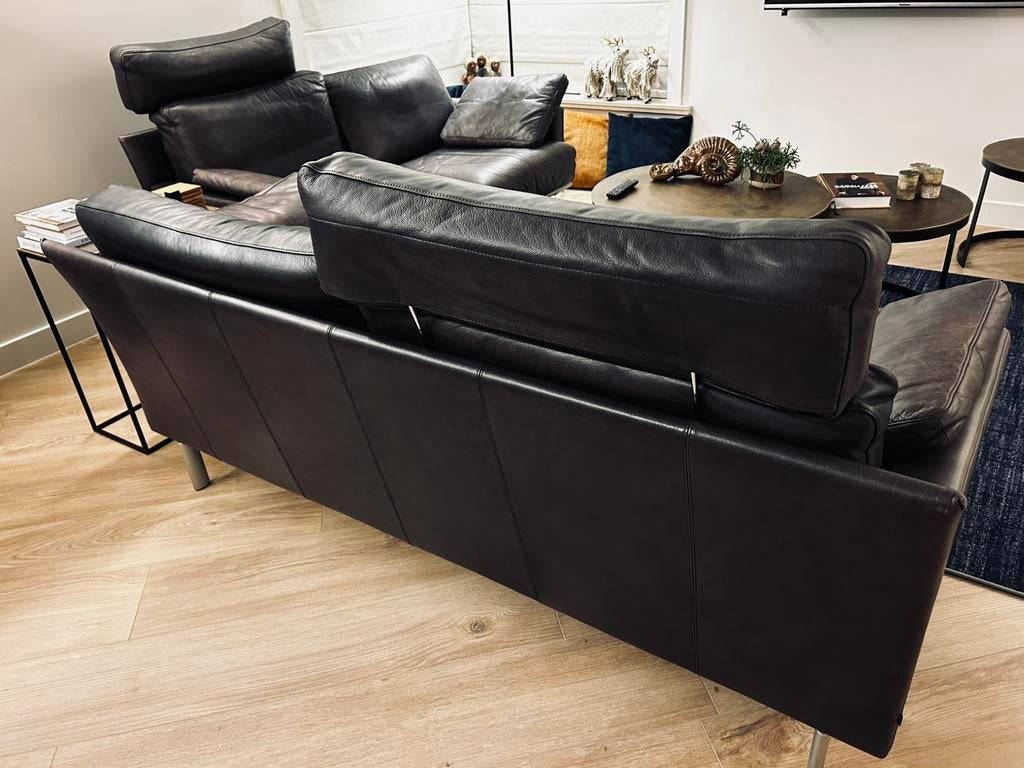 3 lederen designzetels merk COR, Ophalen, Gebruikt, Leer