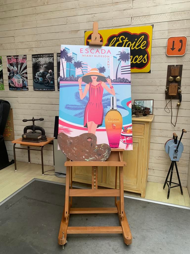 Schildersezel 2m20, Hobby en Vrije tijd, Schilderen, Ophalen, Zo goed als nieuw