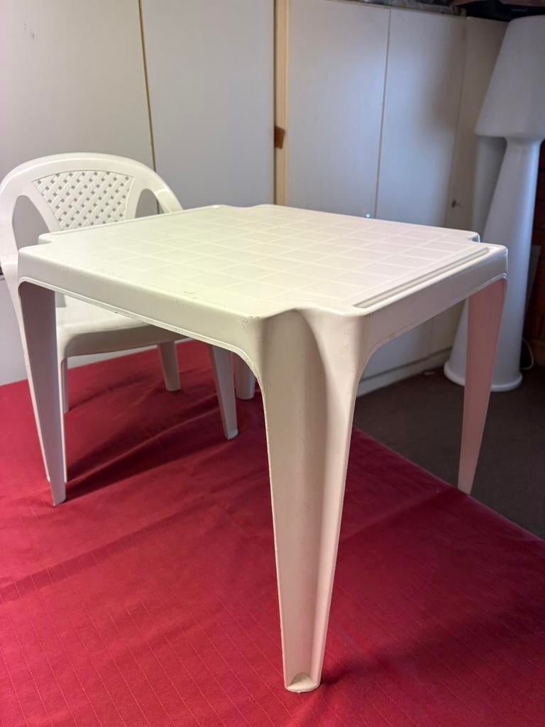 Kinder tafel en stoel, Ophalen, Gebruikt