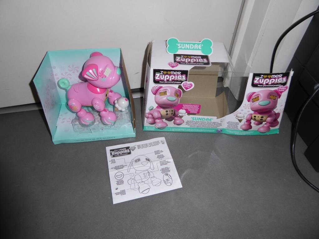 Robothond Zoomer Zuppies Zuppy Love Sundae, Enlèvement ou Envoi, Comme neuf, Découverte, Sonore