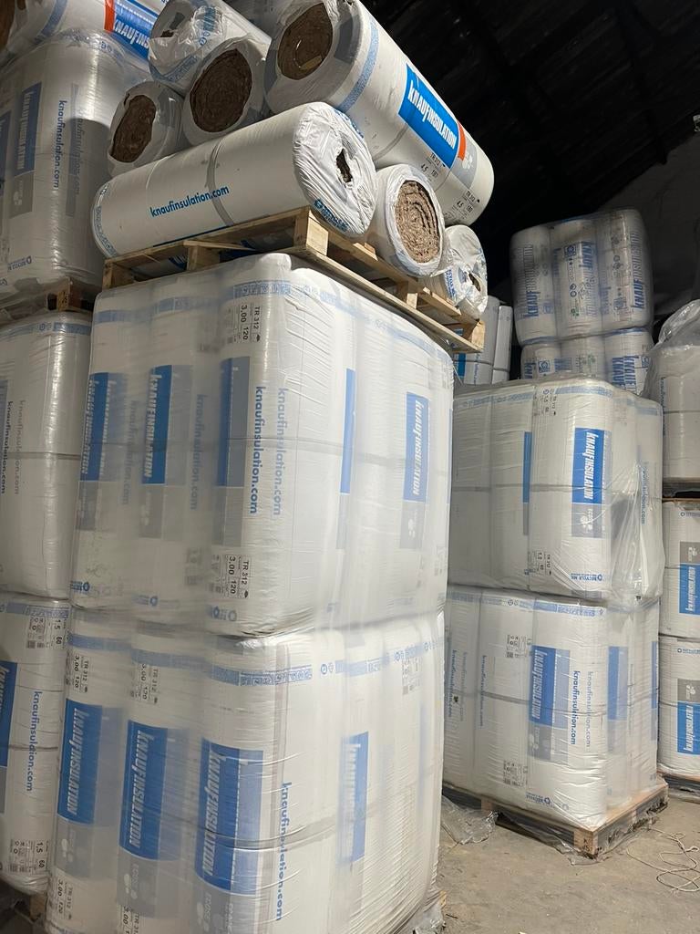 ‼️️Isolation KNAUF à prix UNIQUE ✅ Laine de verre, roche..📣, Bricolage & Construction, Enlèvement, Neuf, Laine de verre