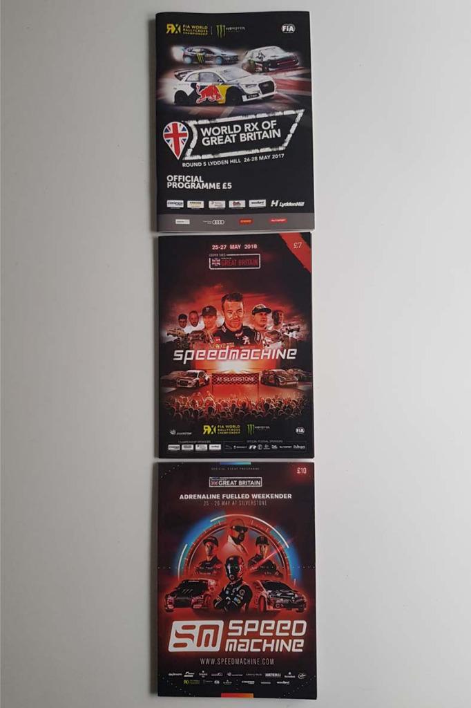 3 Officiële WRX Rallycross programma boeken uit 2017-18-19, Ophalen of Verzenden, Zo goed als nieuw