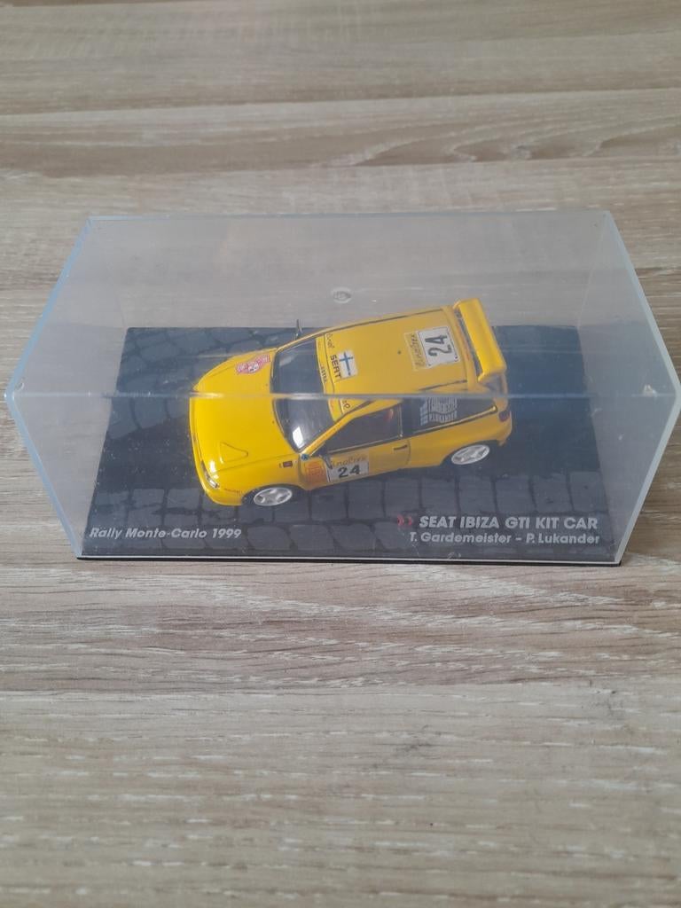 Rally Monte-Carlo 1999 Seat ibiza GTI kit car 1:43 scale, Hobby en Vrije tijd, Modelauto's | 1:43, Zo goed als nieuw, Auto, Ophalen of Verzenden
