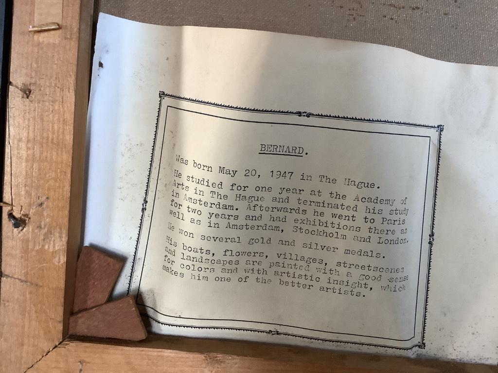 Tableau du peintre BERNARD, Enlèvement ou Envoi