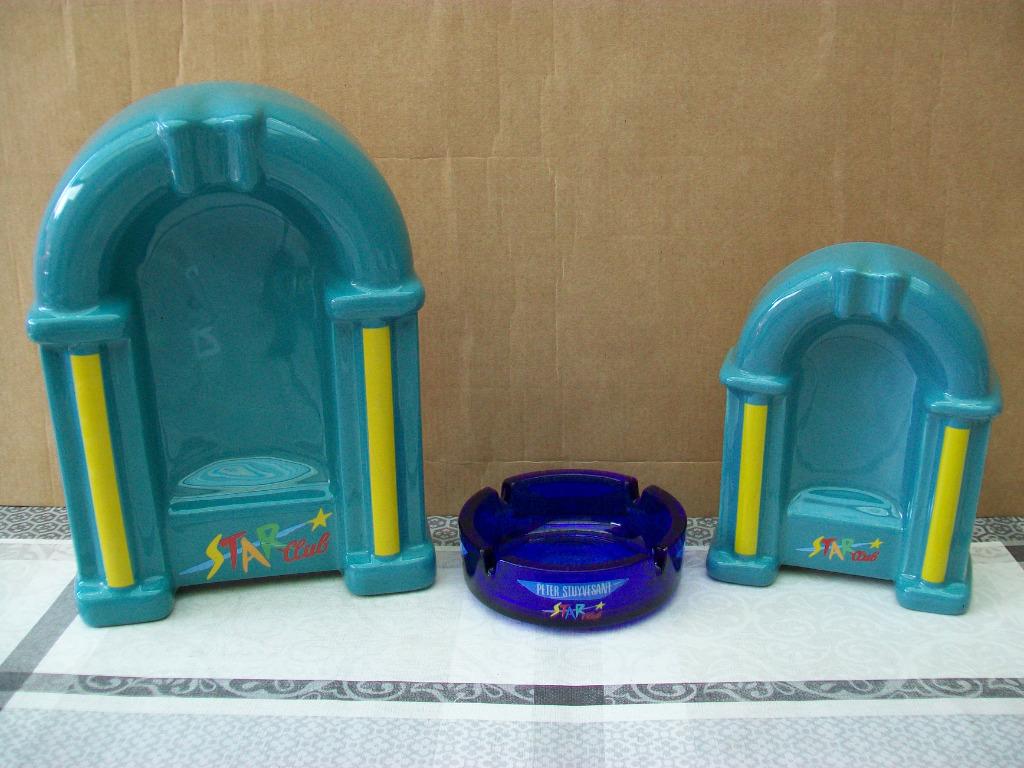 Jukebox - Peter Stuyvesant Star Club - Glas - Retro -Vintage, Ophalen of Verzenden, Zo goed als nieuw, Asbak