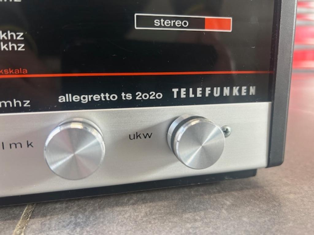 Ampli-tuner Telefunken Allegretto TS 2020, TV, Hi-fi & Vidéo, Enlèvement