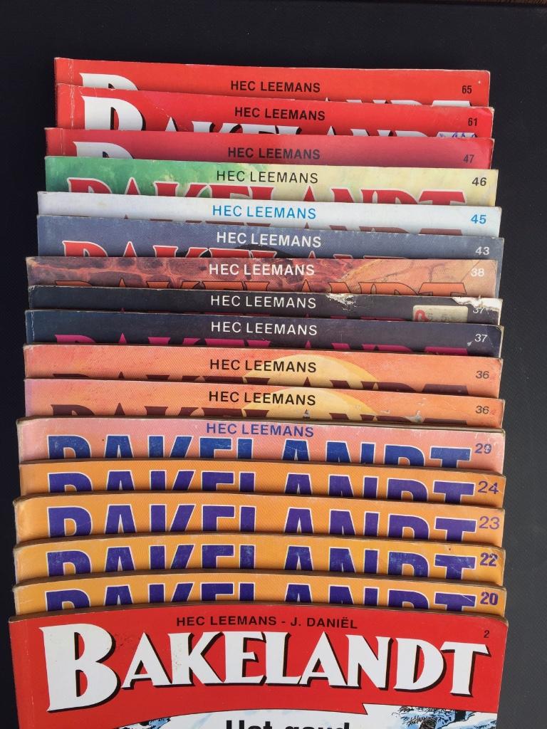 set/17 Bakelandt, Hec Leemans, Boeken, Meerdere stripboeken, Ophalen of Verzenden, Gelezen, Hec Leemans