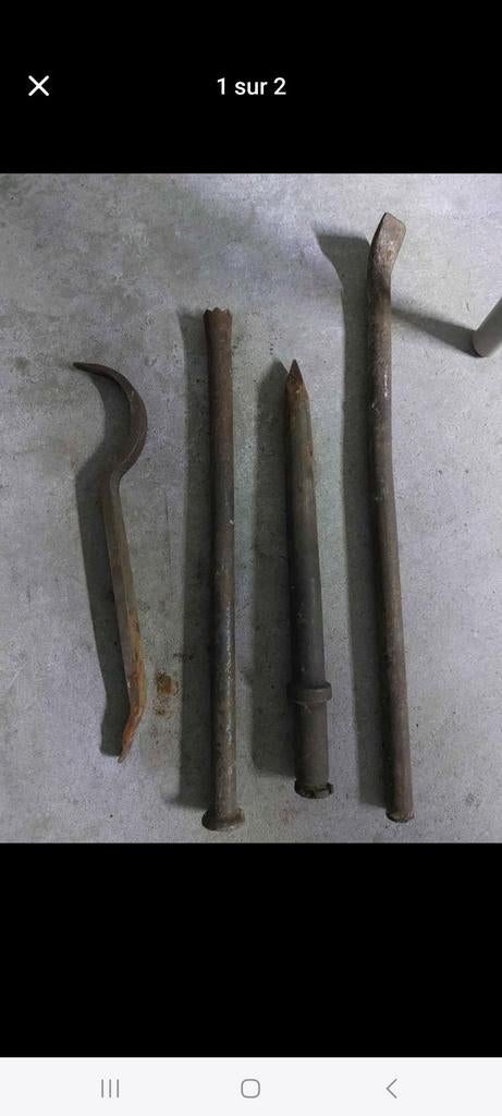 Lot de burin, Bricolage & Construction, Enlèvement ou Envoi, Comme neuf