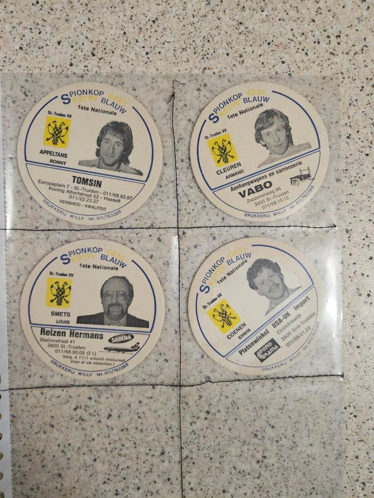 Sous-verres à bière, football, États de Saint-Trond, Enlèvement ou Envoi